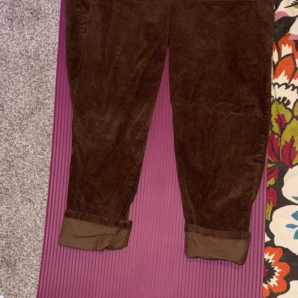Limited Edition Lucy & Yak Brown Corduroy Dungarees UK 20L/ US 16L - Picture 4 of 9